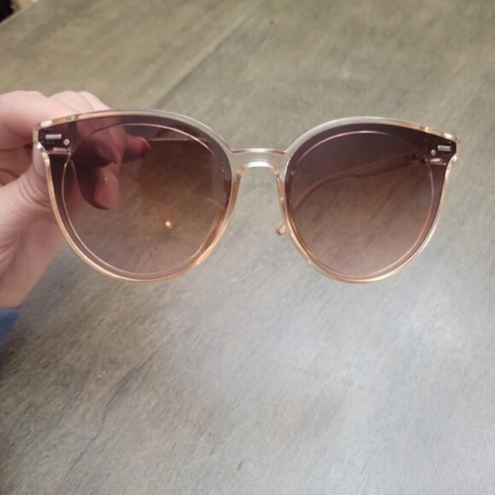 🆕SOJOS Womens Brown Trendy Classic Round Retro Vintage Large Frame Sunglasses